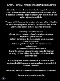 Bursalılara Büyükşehirden kül yağmuru uyarısı