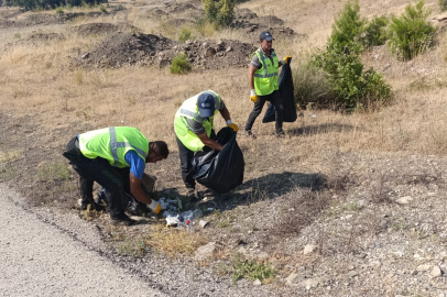 Büyükşehir’den yangın bölgelerinde çevre temizliği