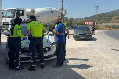 Gemlik Kumla-Armutlu yolunda radarlı denetim