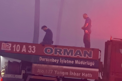 Yangınla mücadele arasında araç üzerinde namazını kılan kahramanlar konuştu