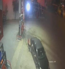 Pompacıyı şaşırtan o anlar kamerada