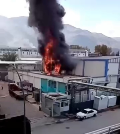 Bursa’da korkutan fabrika yangını