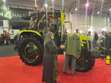 Modifiye traktörler Bursa Tarım Fuarı’nın ilgi odağı oldu
