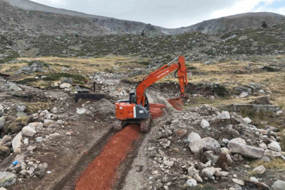 Uludağ’ın içme suyu hattı yenilendi