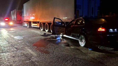 Feci kazadan acı haber geldi : Sürücü hayatını kaybetti, alkollü olduğu tespit edildi