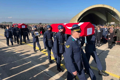 Bursalı şehitler Yenişehir Havalimanı’na getirildi