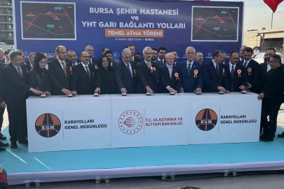 Şehir Hastanesi ve YHT Garı bağlantı yollarının temeli atıldı