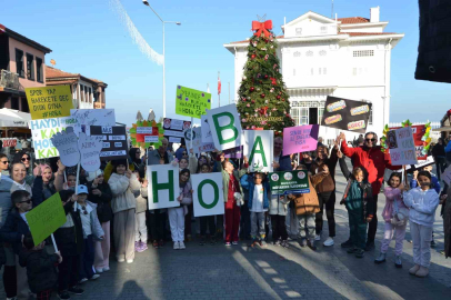 Bursa’nın Mudanya ilçesinde H.O.B.A. projesi kapsamında anlamlı yürüyüş