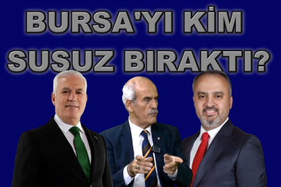 Bursa'daki su kesintisi tartışmalarına son noktayı Recep Altepe koydu!