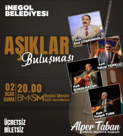 İnegöl’de ‘Aşık Buluşması’ başlıyor