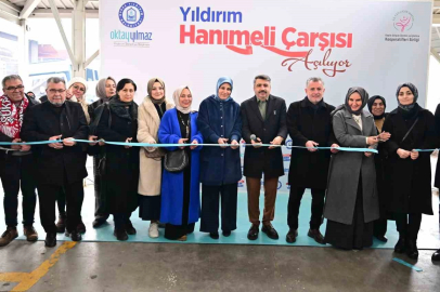 Yıldırım’a hanımeli çarşısı açıldı