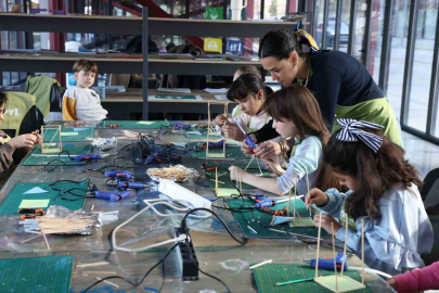 Nilüferli çocukların tatili dolu dolu geçiyor