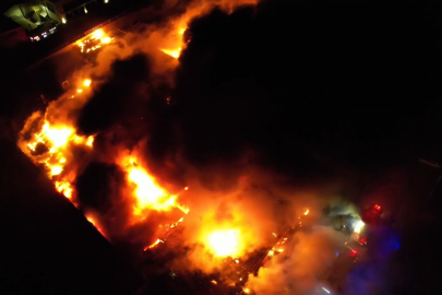 Kimyasal kaplama fabrikasında yangın çıktı