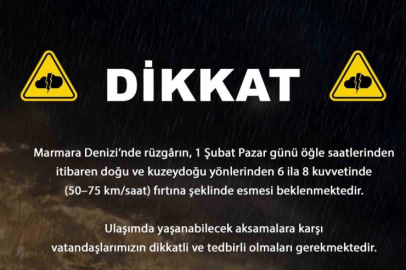 Bursa’da hızı 75 kilometreye ulaşan fırtına bekleniyor
