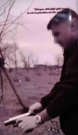 Bursa’da maganda dehşeti kamerada