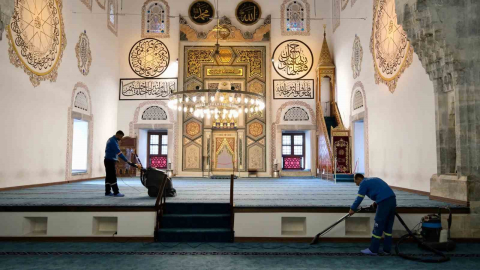 Yıldırım’da camilere bayram temizliği