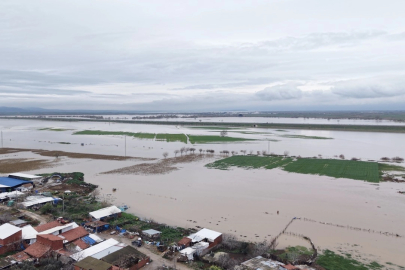 Bursa’da tarım arazileri sular altında kaldı