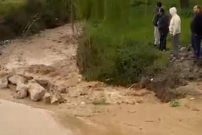 Kuraklığın ardından gelen sağanak İznik’i vurdu