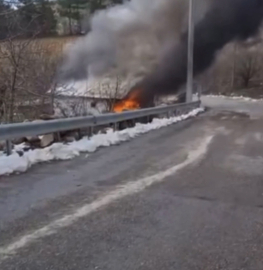Bursa’da bağ evinde çıkan yangın korkuttu