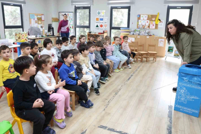 Nilüfer’de miniklere geri dönüşüm eğitimi