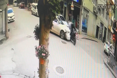 Otomobil ile motosiklet kafa kafaya çarpıştı: 1 yaralı
