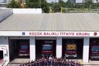 Bursa itfaiyesi’nden milli takımımıza anlamlı destek
